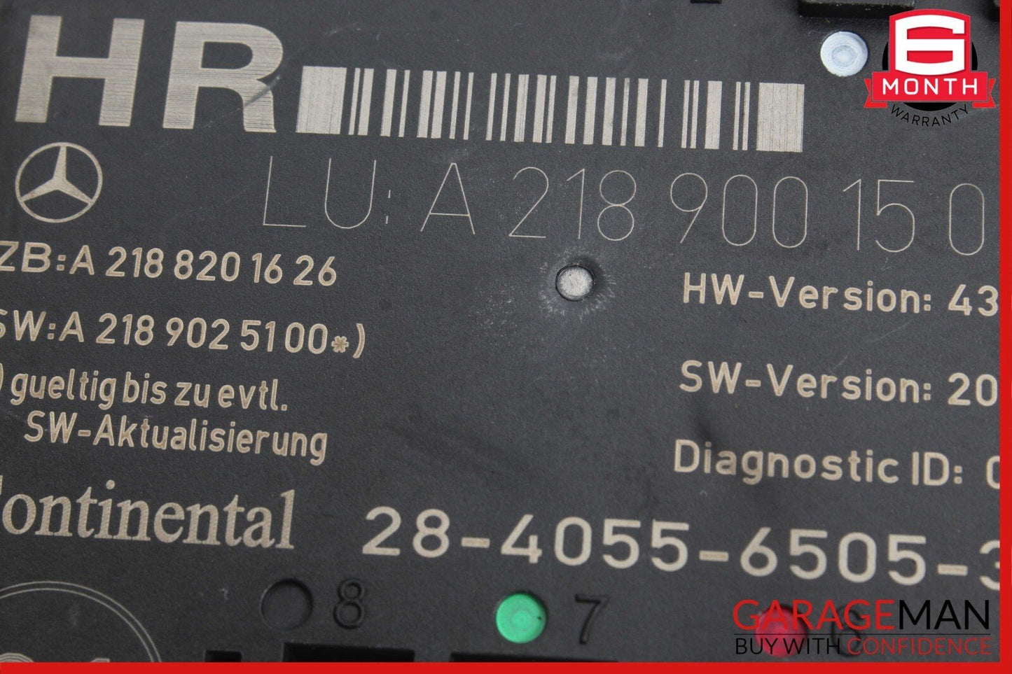 08-14 Mercedes W204 C300 C350 Front Right Door Control Module 2189001501 OEM