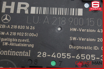 08-14 Mercedes W204 C300 C350 Front Right Door Control Module 2189001501 OEM