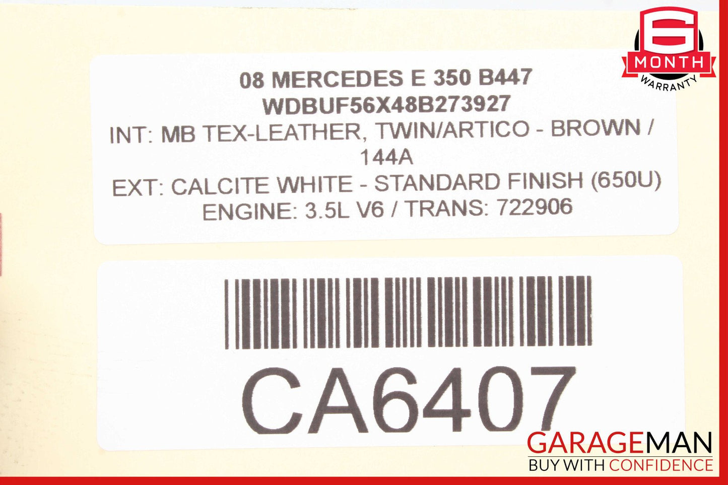 03-11 Mercedes W211 E350 RWD Front Right Lower Rearward Control Arm OEM