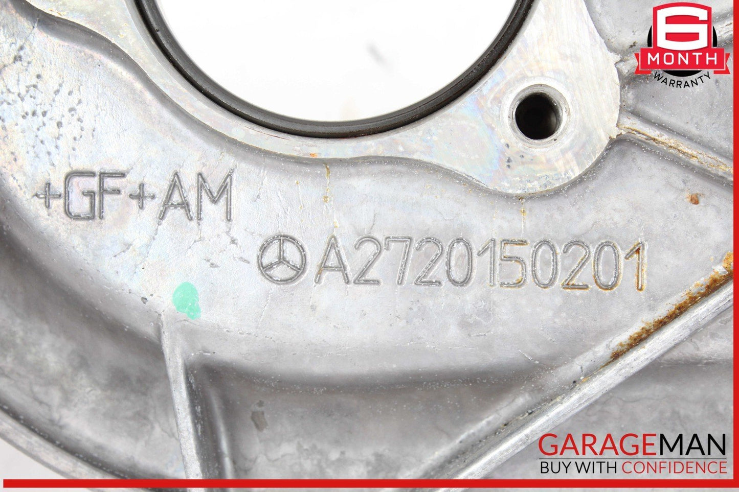 05-13 Mercedes W221 S400 Hybrid Front Left Side Engine Timing Chain Cover Plate