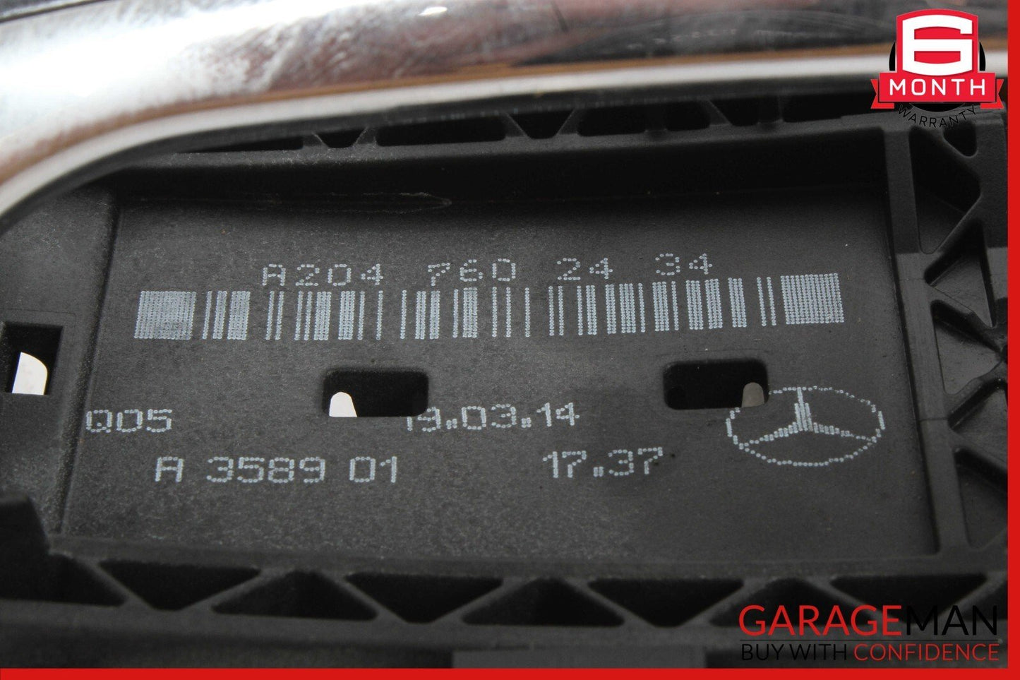12-18 Mercedes W218 CLS550 CLS63 Right Side Exterior Door Handle Keyless Go OEM
