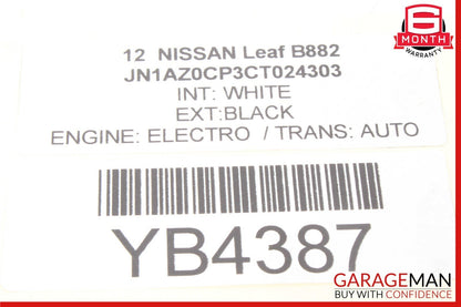 11-23 Nissan Leaf Front Right Passenger Side Spindle Knuckle Bearing Hub OEM