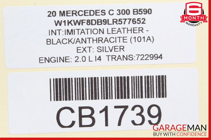 15-20 Mercedes W205 C300 Rear Right or Left Lower Rearward Control Arm OEM
