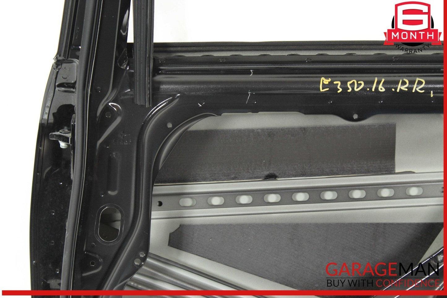 10-16 Mercedes W212 E350 Sedan Rear Right Side Exterior Door Shell Panel Black