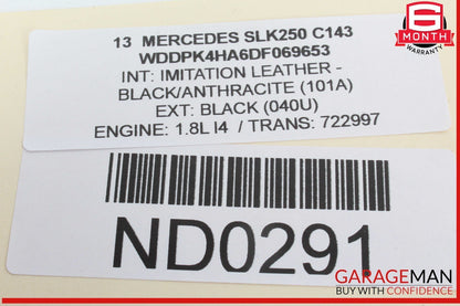 12-20 Mercedes R172 SLK250 SLK350 Hand Parking Brake Control Module Unit OEM