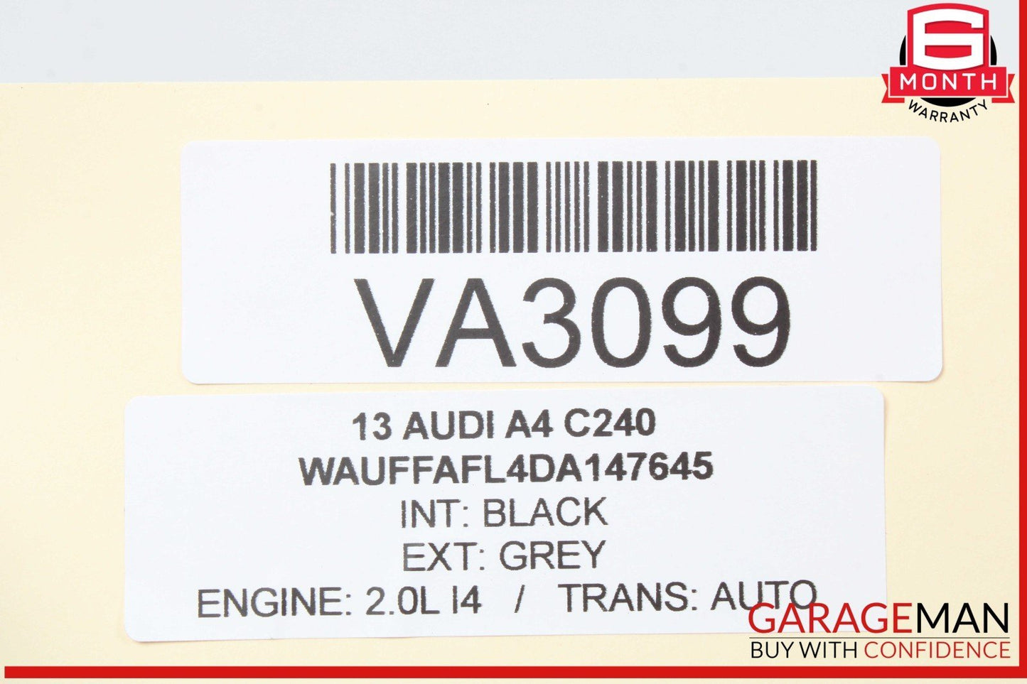 13-16 Audi A4 Front Right Passenger Side Door Control Module Unit 8T0959792G OEM