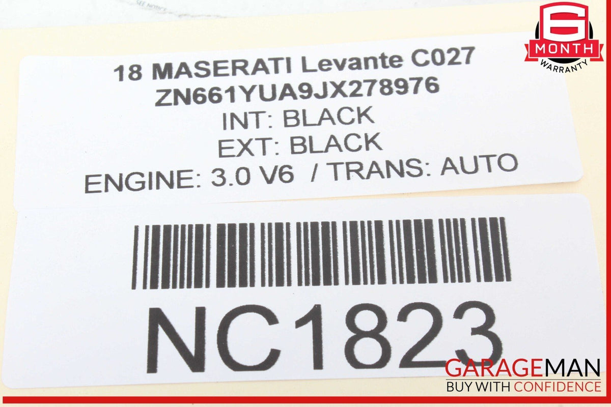 17-20 Maserati Levante M161 Rear Bumper Parking Wire Wiring Harness w/ Sensors