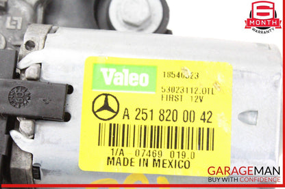 06-19 Mercedes X164 GL450 Rear Glass Windshield Wiper Motor 2518200042 OEM
