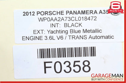 11-13 Porsche Panamera 970 3.6L AT Automatic Transmission Gear Shifter Cable OEM