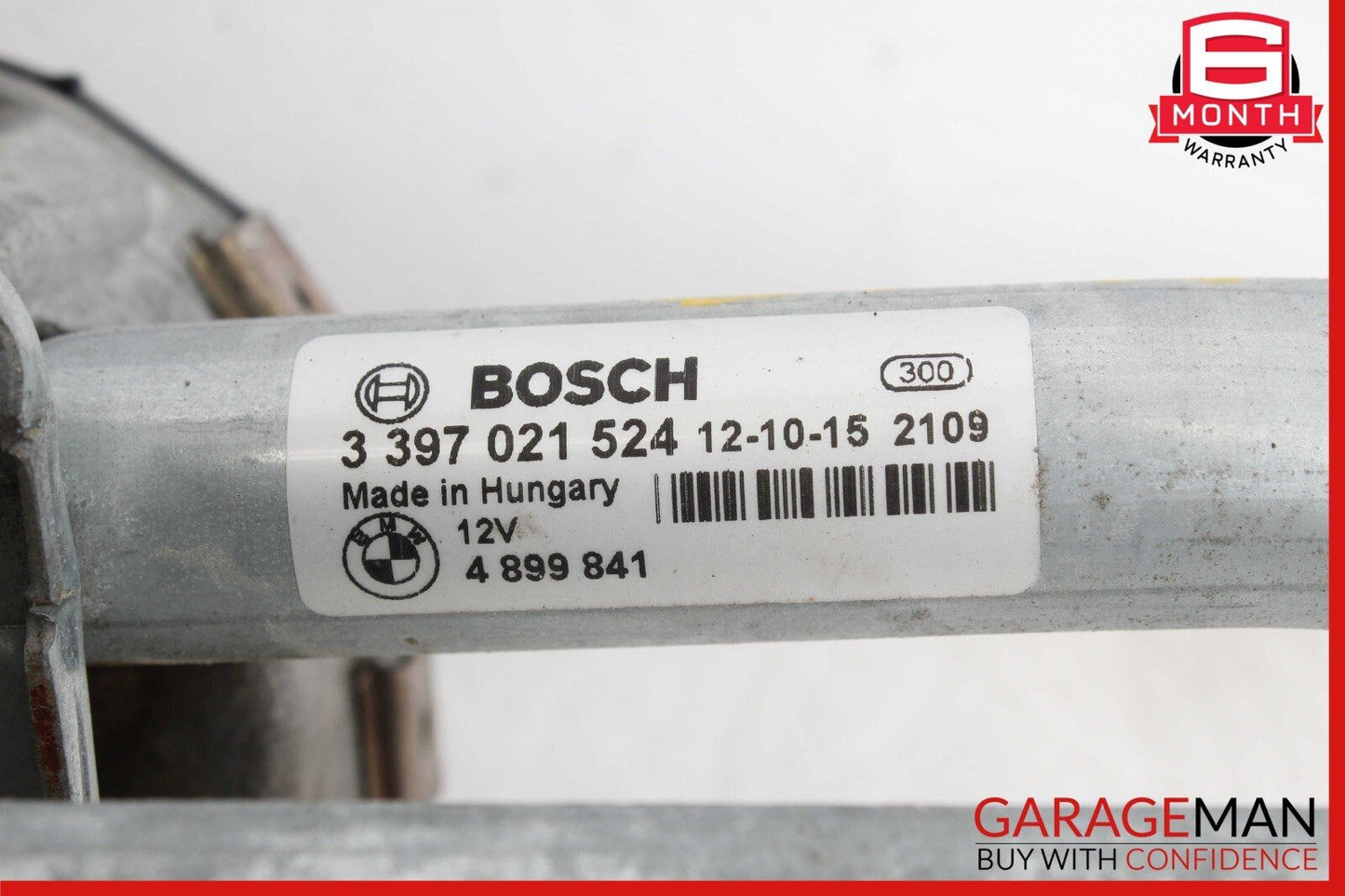 13-19 BMW F06 650i Linkage Motor Wiper Transmission Windshield OEM