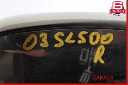 2003 Mercedes R230 SL500 SL55 AMG Right Side Rear View Door Mirror OEM