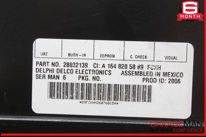 03-11 Mercedes W164 ML350 GL450 Sirius Satellite Radio Receiver 1648205889 OEM