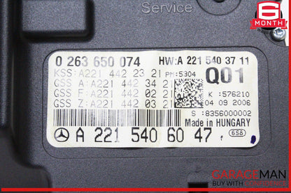 07-10 Mercedes W221 S550 CL550 Speedometer Odometer Instrument Cluster Gauge OEM