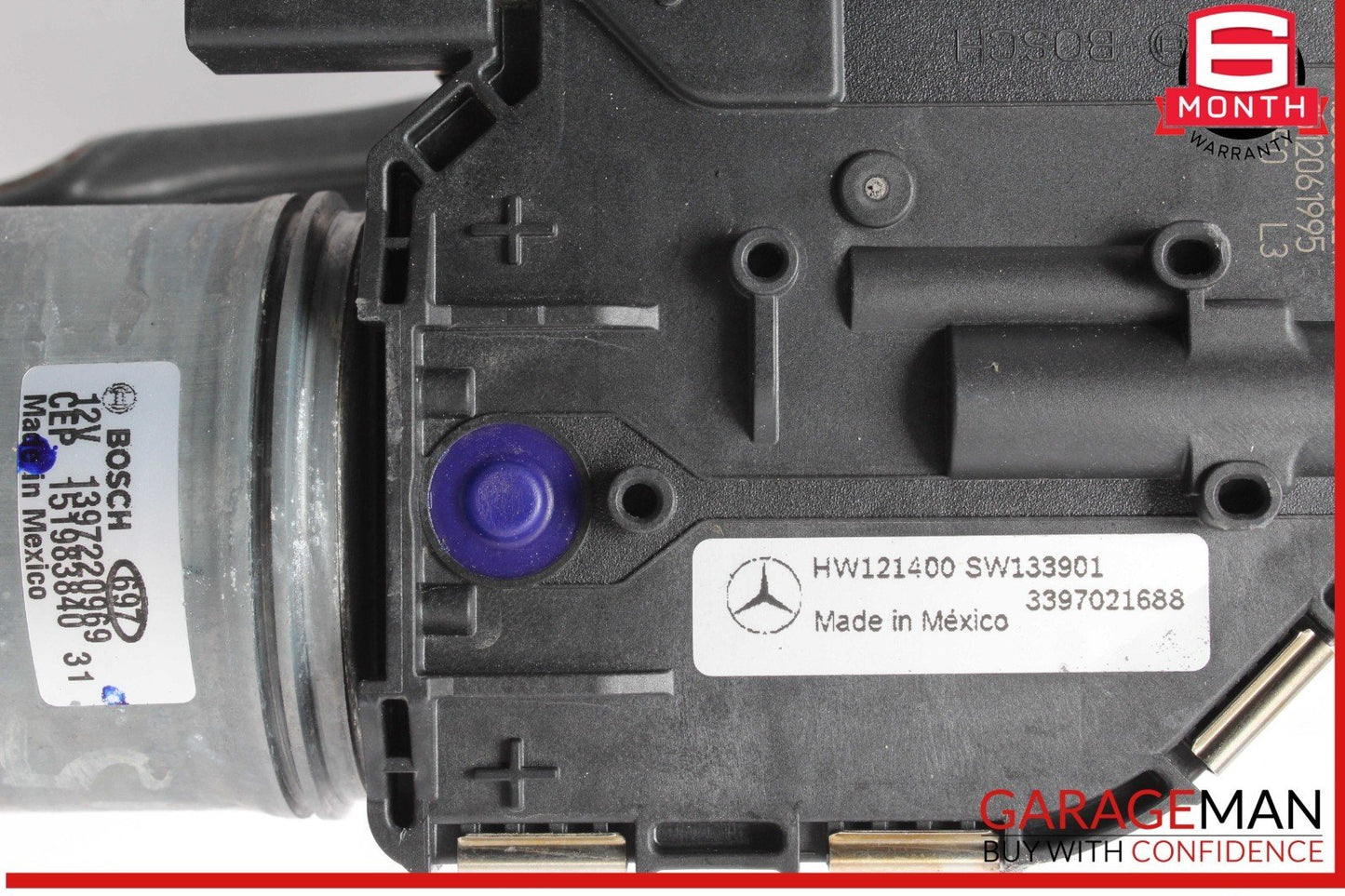 15-20 Mercedes W205 C300 Front Windshield Wiper Motor Linkage 2058200740 OEM