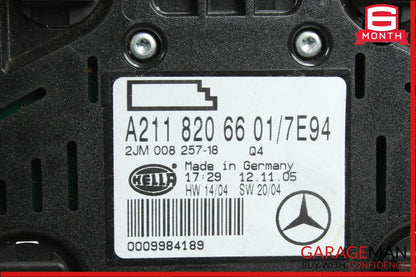 06-11 Mercedes W211 E63 AMG CLS500 CLS550 Rear Overhead Dome Light Reading Map