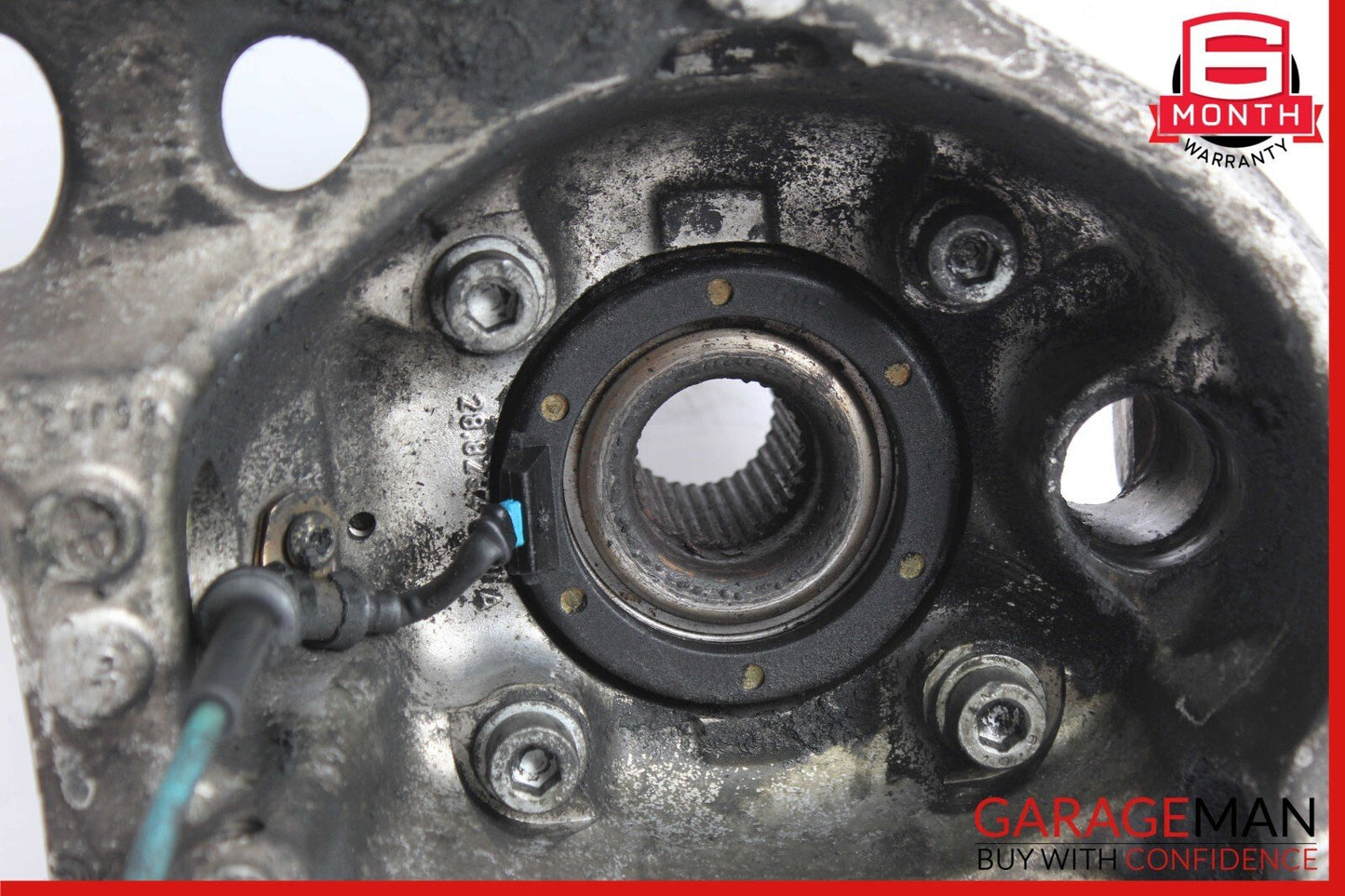 06-10 Maserati Quattroporte M139 Rear Left Side Spindle Knuckle Hub OEM