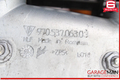 10-16 Porsche Panamera 970 Front Left Driver Side Exterior Door Handle Gray OEM