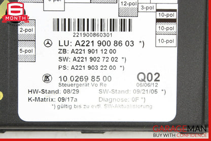 10-13 Mercedes W221 S550 Front Right Passenger Side Door Control Module Q02 OEM