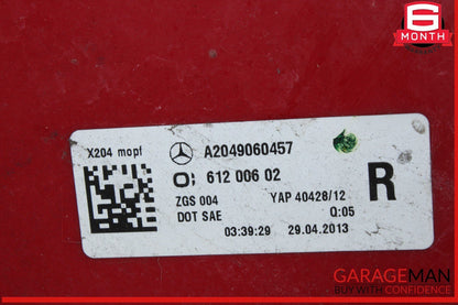 13-15 Mercedes X204 GLK250 GLK350 Rear Right Side Tail Light Lamp LED OEM