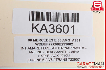 07-11 Mercedes W211 E63 AMG CLS550 Top Roof Shark Fin GPS Antenna Black OEM