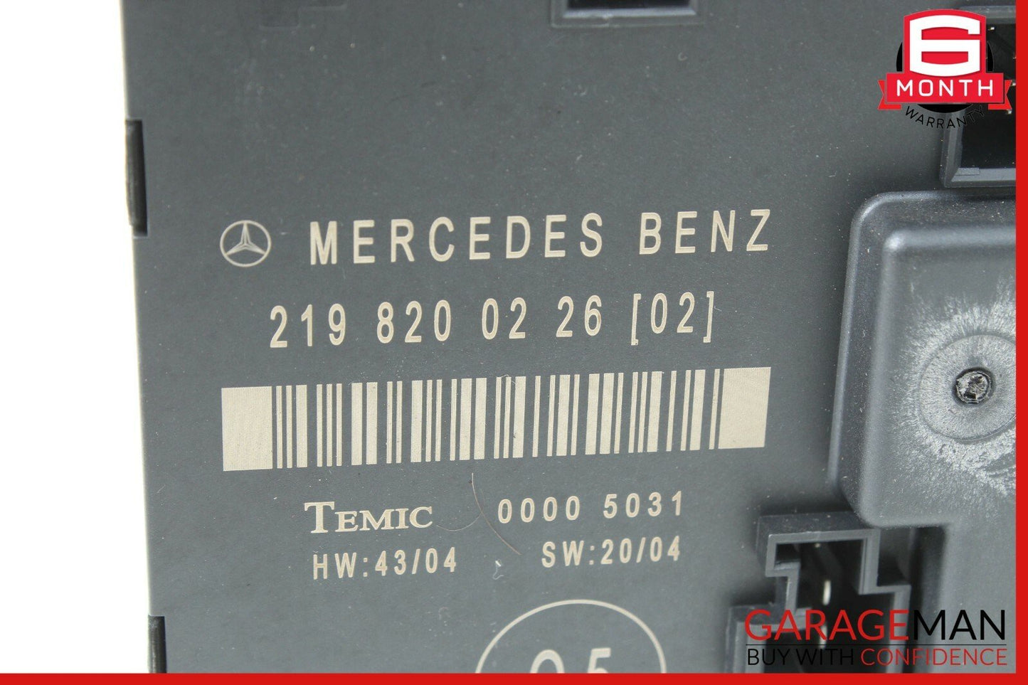 06-11 Mercedes W219 CLS550 CLS55 AMG Rear Left Driver Side Door Control Module