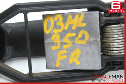 98-05 Mercedes W163 ML350 ML320 Front Right Side Exterior Door Handle Black OEM