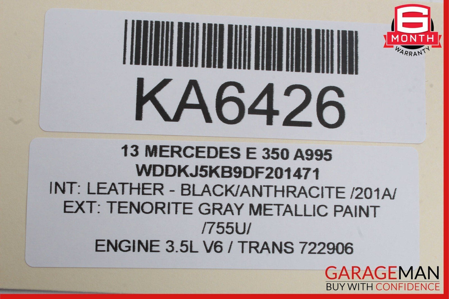 08-18 Mercedes C250 E400 E350 SLK250 Front Left Side Door Control Module Unit