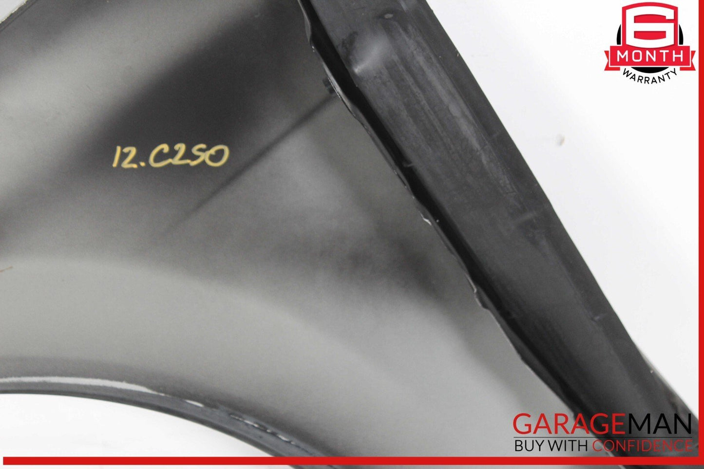08-14 Mercedes W204 C250 C350 Front Right Side Wing Fender Panel Black OEM