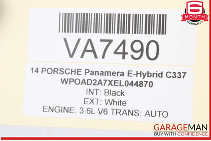 12-16 Porsche Panamera 970 E-Hybrid Fuel Evap Vapor Charcoal Canister Filter OEM