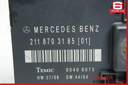 03-09 Mercedes-Benz E350 E-Class W211Rear Left Driver Door Control Module 2118703185 Genuine