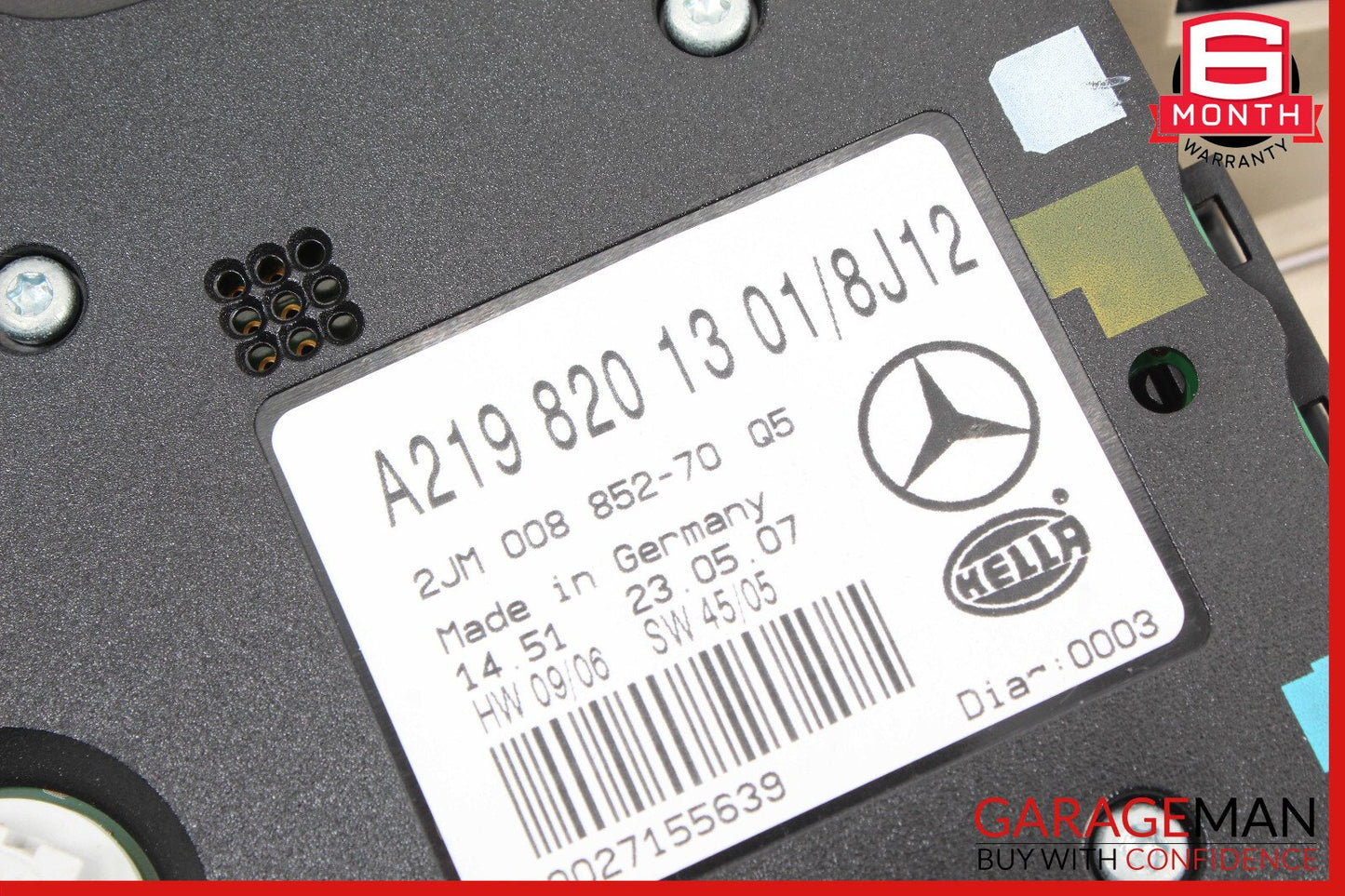 06-11 Mercedes W219 CLS550 CLS500 Dome Light Lamp Switch 2198201301 OEM