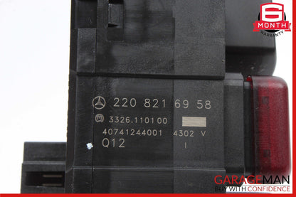 03-06 Mercedes W220 S430 S55 AMG Center Dash Switch ESP Hazard Door Lock Control