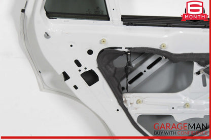 12-15 BMW X1 Rear Left Driver Side Door Shell White OEM