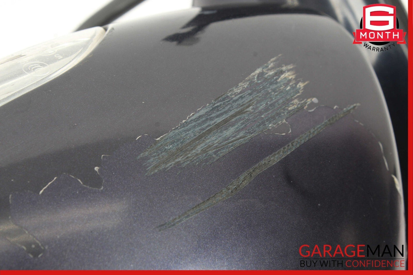 07-09 Mercedes W221 S550 Front Left Side Rear View Door Mirror Tanzanite Blue