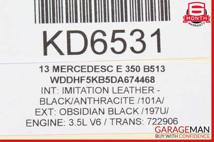 08-18 Mercedes W212 E350 E400 C250 Front Left Side Door Control Module Unit OEM