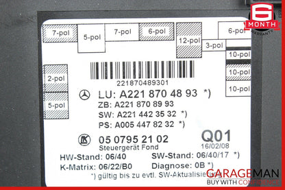 07-13 Mercedes W221 S550 S63 AMG Rear Left Side Door Control Module OEM