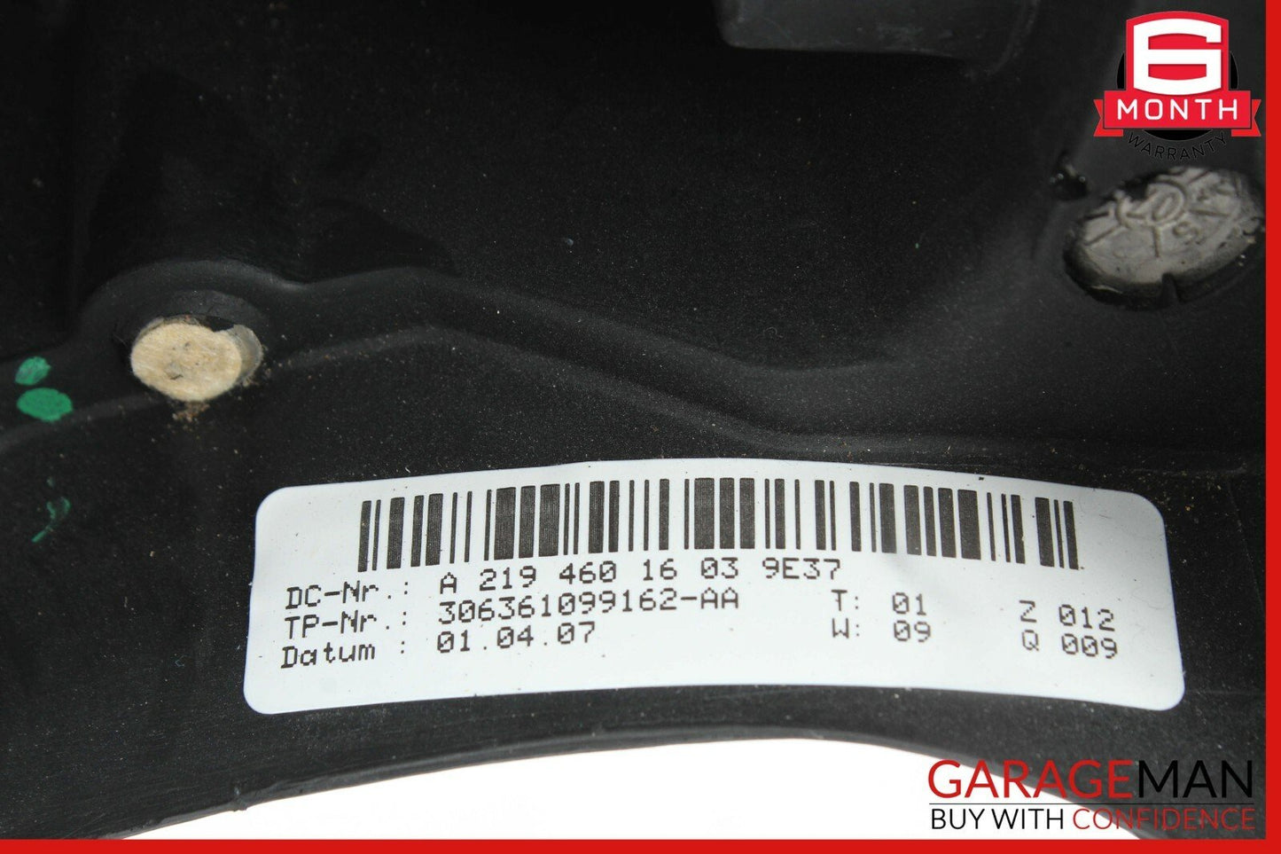 06-09 Mercedes W211 E350 E550 CLS500 CLS550 Steering Wheel Black 2194601603 OEM
