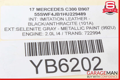 15-20 Mercedes W205 C300 C400 Rear Right Side Spindle Knuckle Hub OEM