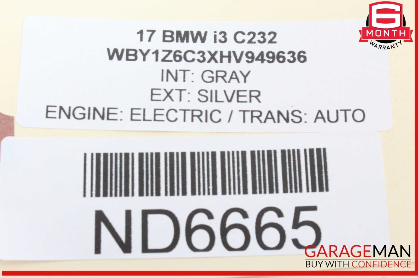 14-21 BMW i3 I01 Hybrid High Voltage Wire Wiring Harness 6809274 OEM
