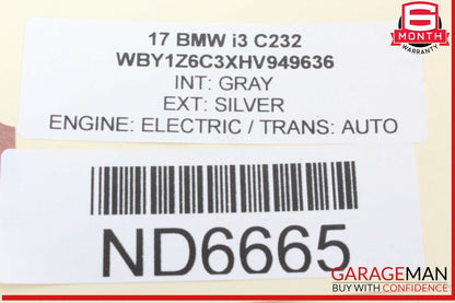 14-21 BMW i3 I01 Hybrid High Voltage Wire Wiring Harness 6809274 OEM