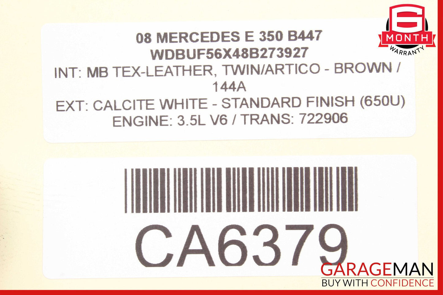 03-11 Mercedes E350 E550 CLS63 AMG Front Left Side Lower Control Arm RWD