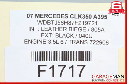 03-09 Mercedes W209 CLK500 CLK63 AMG Rear Right Side Lower Control Arm OEM