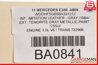 08-18 Mercedes E350 E400 C250 C300 Front Right Side Door Control Module Unit OEM
