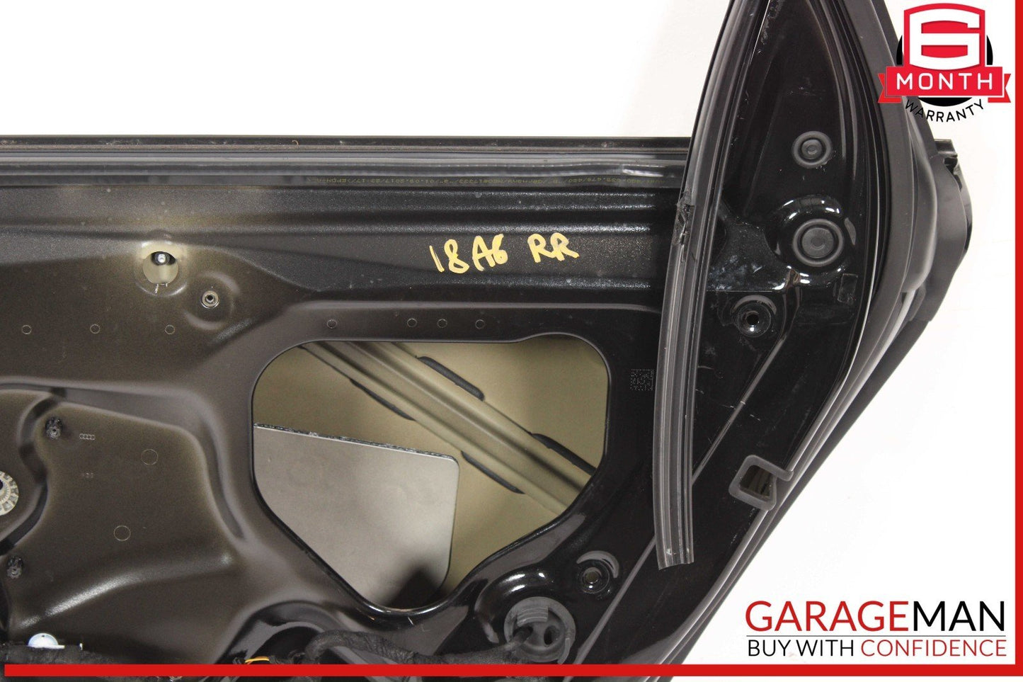 12-18 Audi A6 S6 Rear Right Passenger Side Door Shell Black OEM