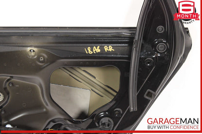 12-18 Audi A6 S6 Rear Right Passenger Side Door Shell Black OEM
