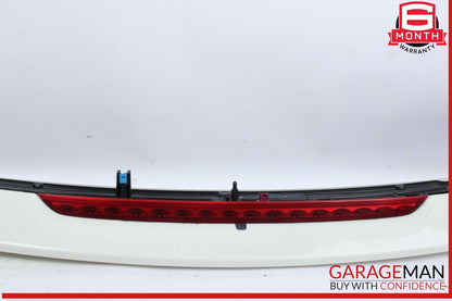 13-14 Mercedes X166 GL450 GL550 Trunk Lid Molding Trim Spoiler Wing White OEM