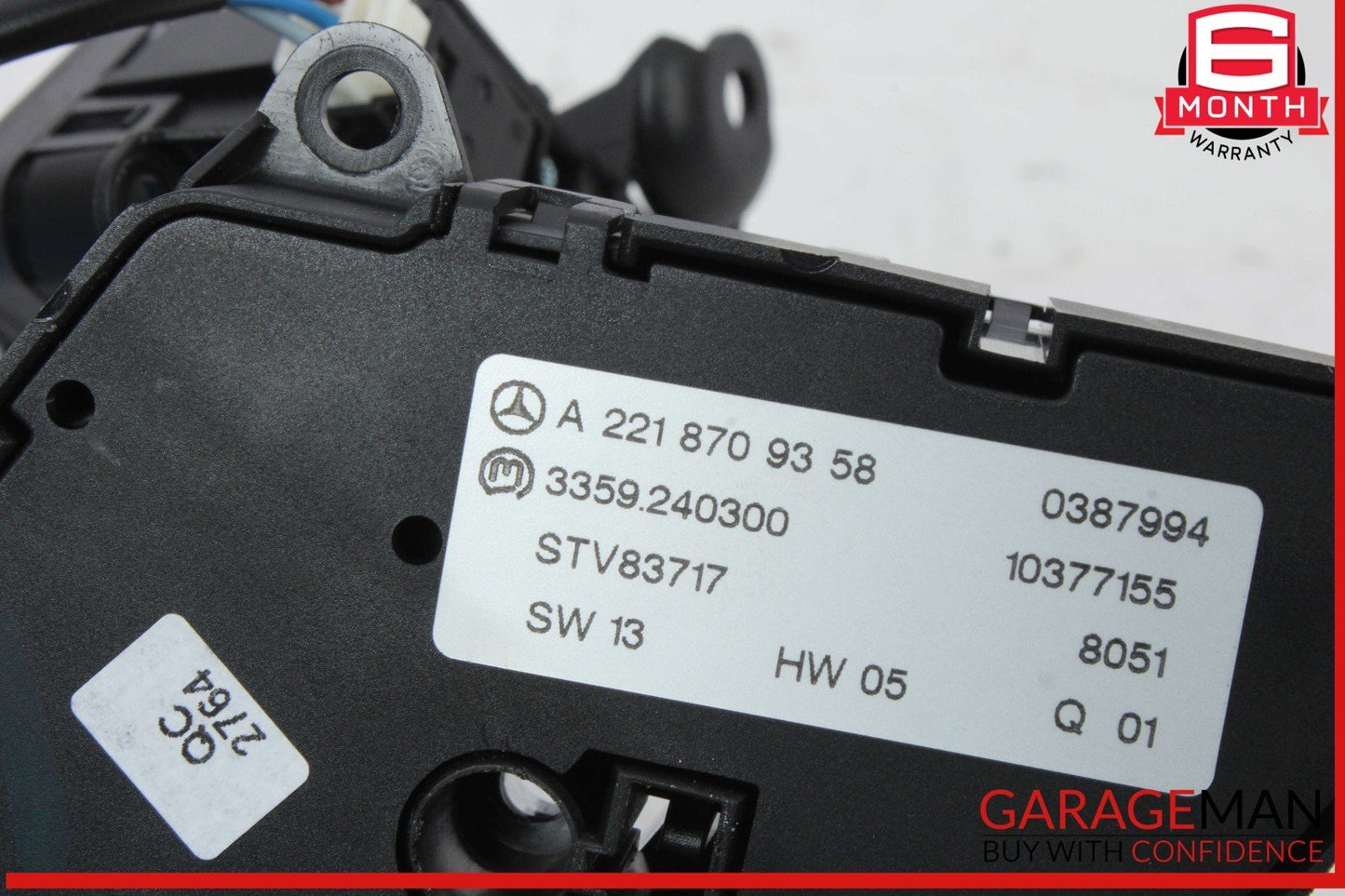 07-14 Mercedes W221 S550 Front Right Side Seat Control Switch 2218709358 OEM