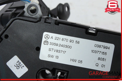 07-14 Mercedes W221 S550 Front Right Side Seat Control Switch 2218709358 OEM