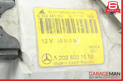 05-07 Mercedes W203 C230 C280 Headlight Lamp Left Driver Side Halogen OEM