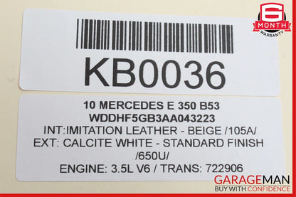 08-18 Mercedes W212 E350 E400 SLK350 Front Left Side Door Control Module OEM